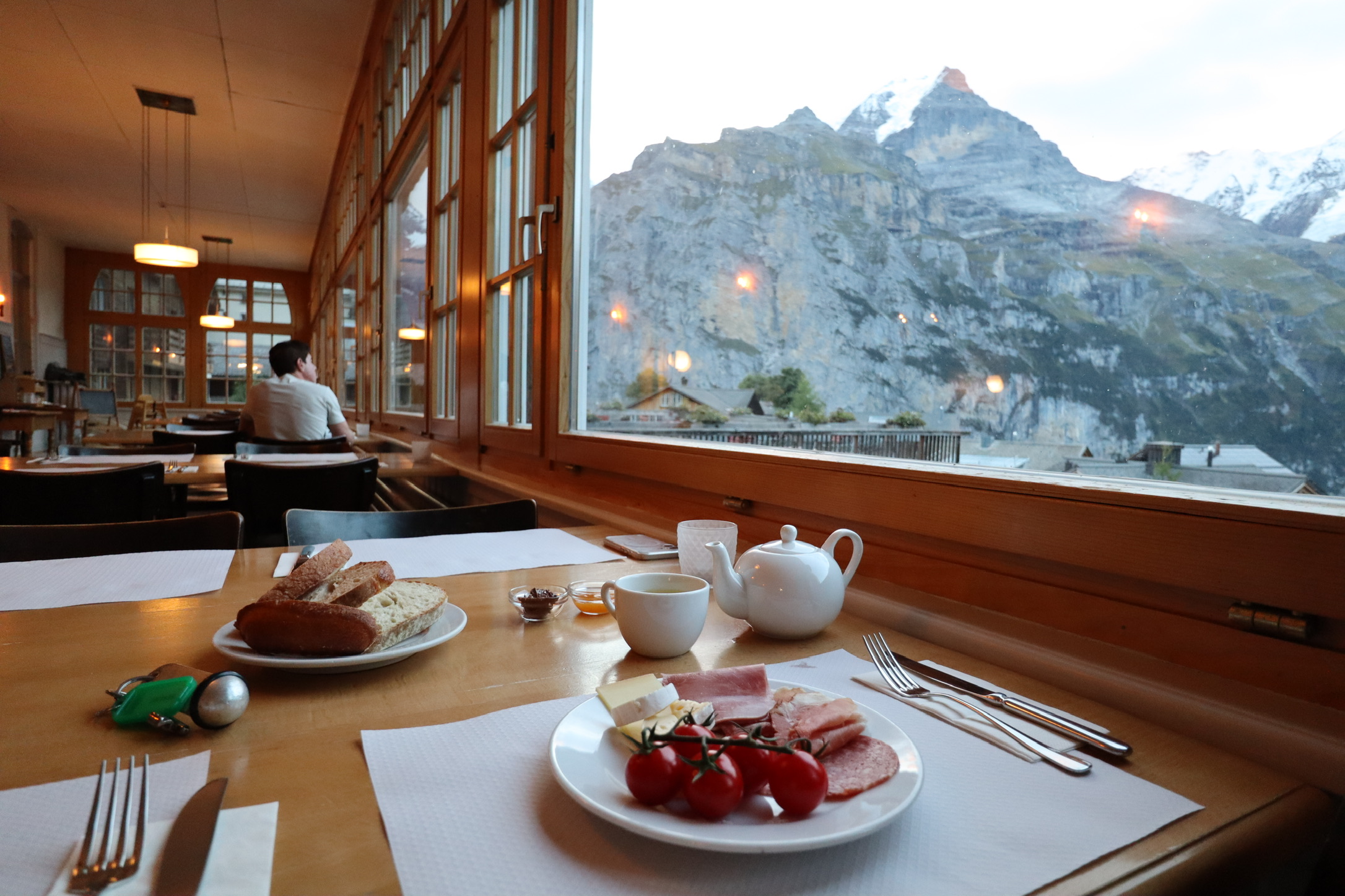 この山を見ながら食べたかった