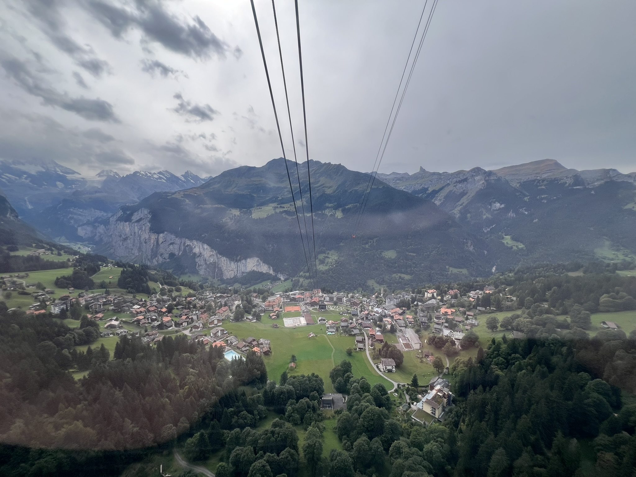 昨日比でかなり晴れている